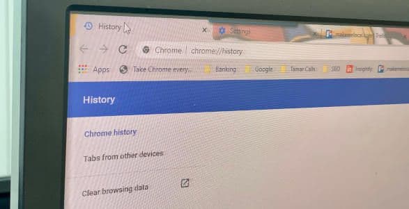 How to delete your browser history